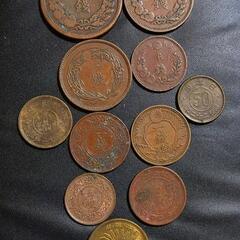 日本近代古銭　明治　大正　昭和　銅貨　古銭　アンティーク　コレクション