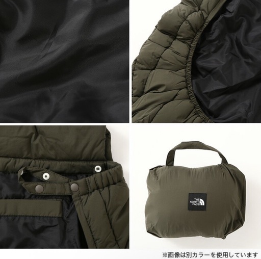 【美品】ノースフェイス　冬用抱っこ紐ブランケット
