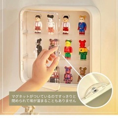 ⭐︎最終価格⭐︎【新品未使用】コレクションケース 展示ボックス 壁掛け 卓上 人形ケース 透明 収納ボックス 防塵 扉付き フィギュアケース ディスプレイケース ディスプレイスタンド 3段 アクリルケース  の画像