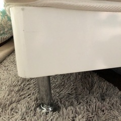 ダブルベッド　フレーム&マットレスの画像