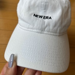 ニューエラ　NEWERA 白　キャップ　難あり