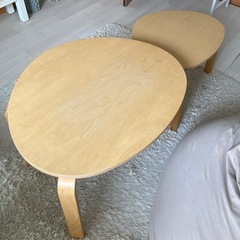 【お値下可】IKEA ローテーブル スヴァルスタ ネストテーブル...