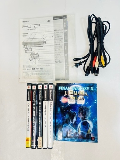 PS2 本体+ソフト SCPH-30000箱付