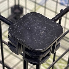 組み立て式ラックキャスター付きの画像