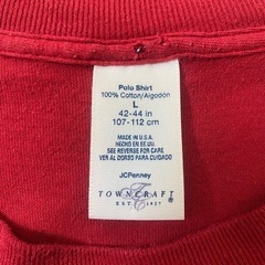 90s TOWN CRAFT ポケットtシャツ ワインレッド Lsizeの画像