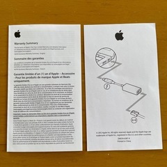 【未使用】Apple純正　イーサネットアダプター　サンダーボルトの画像