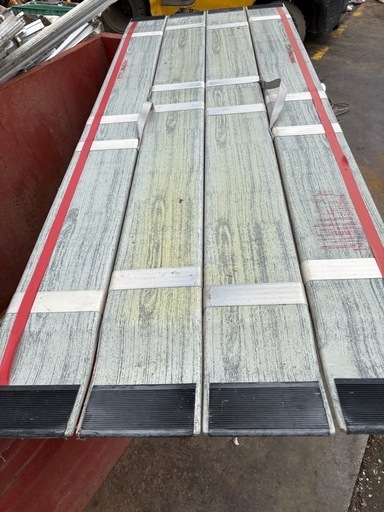 決まりました。デクパック スロープ 200cm 耐荷重300kg 4つ折り 折り畳み ラダー 段差 介護 看護 福祉 用品 ケアメディ