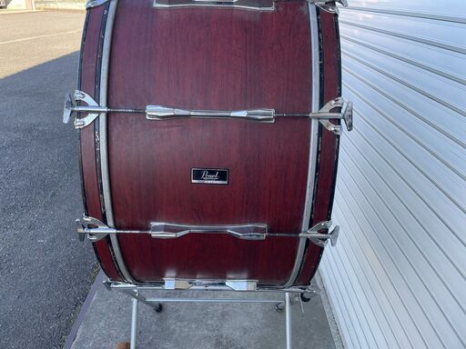 【那須町役場】Pearl コンサートバスドラム　大太鼓　マーチング【管理番号211】