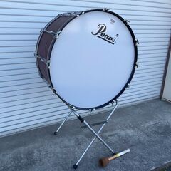 【那須町役場】Pearl コンサートバスドラム　大太鼓　マーチン...