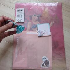 アリエルクリアファイル新品★ふせん＆ヘアゴムの画像