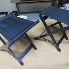 1-2 未使用/新品　アウトドアチェア　２脚セット　おりたたみ