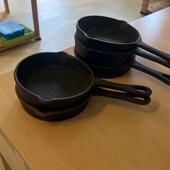 【無料】鉄製スキレット（小型・アウトドアや飲食店用にも）