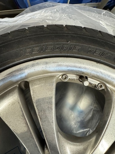 165-50-15 軽自動車ホイール付き夏タイヤ