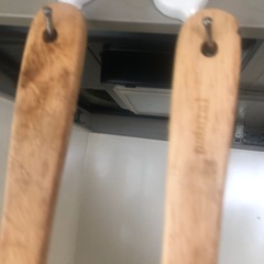 キッチン用品‼️パール金属(PEARL METAL) へら ナチュラル 木製 クッキング 2本まとめての画像