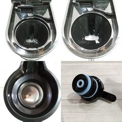 『美品』サーモス コーヒーメーカー/ECF-700/ドリップ式/真空耐熱ポット/630ml/ステンレスブラック/C0EQ0125の画像