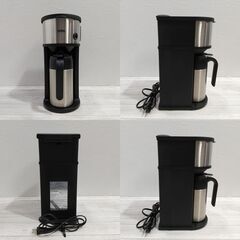 『美品』サーモス コーヒーメーカー/ECF-700/ドリップ式/真空耐熱ポット/630ml/ステンレスブラック/C0EQ0125の画像