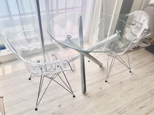 【5/25まで】円形 ダイニングテーブル+チェアセット