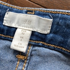 H&M　短パン　ジーンズの画像