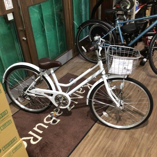 ※前タイヤパンク空気抜け 子供用自転車 Classical 24インチ オートライト 変速付き 前タイヤパンク空気抜け 子供用自転車 Classical 24インチ オート