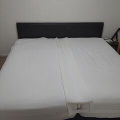 フランスベッド（シングル✕２台、やや傷みあり）
