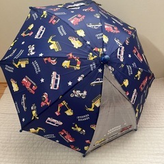 子供用　傘　乗り物柄　40cm
