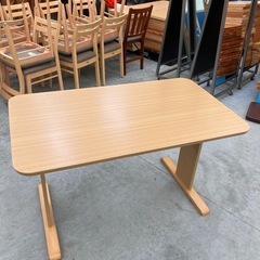 【kj157】美品 横幅120cm ダイニングテーブル ナチュラ...