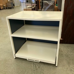 【OF-26】中古 スチール棚 サイドワゴン スライドテーブル ...
