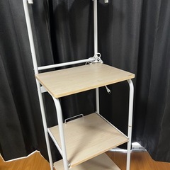 レンジ台　キャスター付き