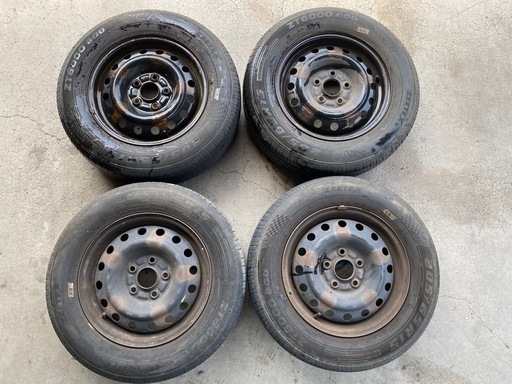 ステップワゴン 純正鉄ホイール 205/65R15