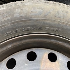 ステップワゴン 純正鉄ホイール 205/65R15 の画像