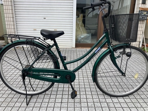 【26インチ自転車】変速なし　前後タイヤ新品❗️若林自転車　浜大津店　SALE中❗️