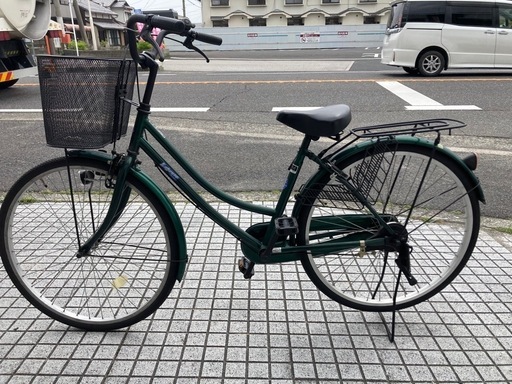 【26インチ自転車】変速なし　前後タイヤ新品❗️若林自転車　浜大津店　SALE中❗️