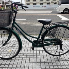 【26インチ自転車】変速なし　前後タイヤ新品❗️若林自転車　浜大津店　SALE中❗️の画像