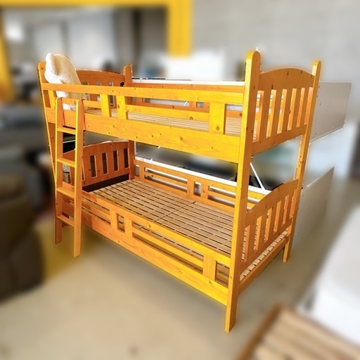 木製 2段ベッド すのこ シンプル 子供