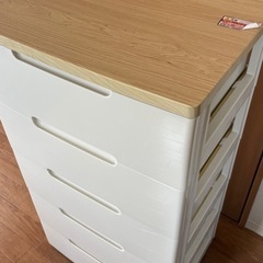 【取引決まりました】5段チェストの画像