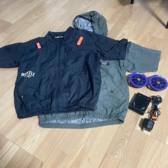 バートル空調服2着＆ファン、バッテリー＆保冷剤2個‼️お買い得‼️