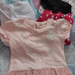 女の子　ベビー夏服セット