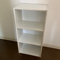 白のカラーBOX 3段