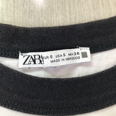 ZARA Tシャツの画像