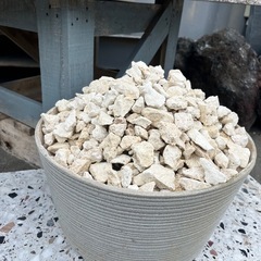 【琉球石灰岩　砂利 20kg入り】送料込み　＊御影石・タイル・大理石・砂利・石・石材・庭石・ロックガーデンなど＊の画像