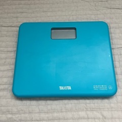 【無料】タニタ　体重計　ブルー