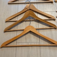 木製ハンガー　17本の画像