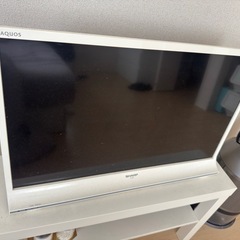 ホワイトテレビ SHARP 23インチ 韓国インテリア 