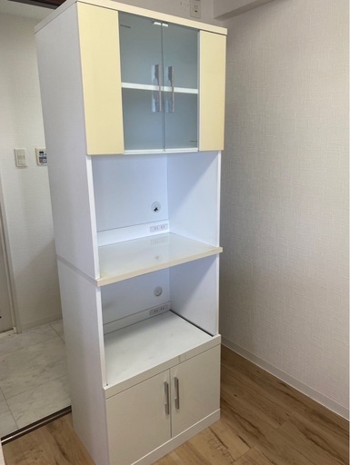 格安★ニトリキッチンボード　キッチン収納棚　レンジボード