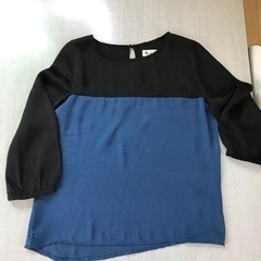七分袖　ブラウス