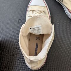 【CONVERSE オールスター サイズ27（ハイカット） ベージュ】の画像