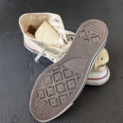 【CONVERSE オールスター サイズ27（ハイカット） ベージュ】の画像