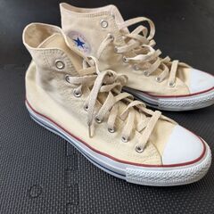 【CONVERSE オールスター サイズ27（ハイカット） ベージュ】