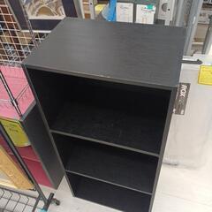 ★ジモティー割あり★3段カラーBOX　BK　※全体的に使用感あり...