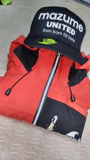 マズメ　フィッシングジャケット　キャップ付き